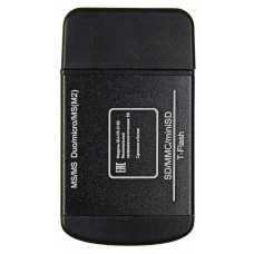 Устройство чтения карт памяти USB2.0 Buro BU-CR-3103 черный
