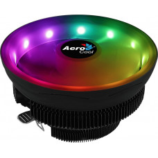 Устройство охлаждения(кулер) Aerocool Core Plus Soc-AM4/AM3+/1150/1151/1200 4-pin 15-25dB Al 110W 305gr LED Ret