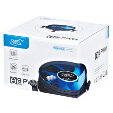 Устройство охлаждения(кулер) Deepcool THETA 9 PWM Soc-1151/1200 черный/синий 4-pin 18-45dB Al 95W 269gr Ret (DP-ICAP-T9P)