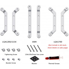 Устройство охлаждения(кулер) ID-Cooling IS-50X V2/V3 Soc-AM4/1151/1200/1700 4-pin 14-30dB Al+Cu 130W 385gr Ret