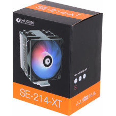 Устройство охлаждения(кулер) ID-Cooling SE-214-XT Soc-AM4/1151/1200/1700 4-pin 16-27dB Al+Cu 180W 810gr LED Ret