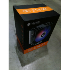 Устройство охлаждения(кулер) ID-Cooling SE-214-XT Soc-AM4/1151/1200/1700 4-pin 16-27dB Al+Cu 180W 810gr LED Ret