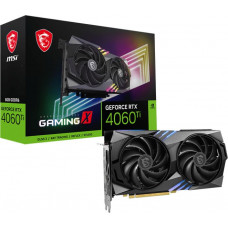 Видеокарта MSI PCI-E 4.0 RTX 4060TI GAMING X 8G NVIDIA GeForce RTX 4060TI 8Gb 128bit GDDR6 2640/18000 HDMIx1 DPx3 HDCP Ret