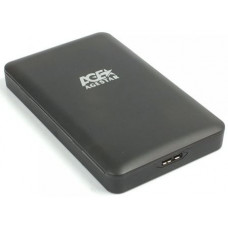 Внешний корпус для HDD/SSD AgeStar 31UBCP3 SATA пластик черный 2.5"