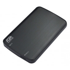 Внешний корпус для HDD/SSD AgeStar 3UB2A12 SATA пластик/алюминий черный 2.5"
