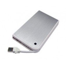 Внешний корпус для HDD/SSD AgeStar 3UB2A14 SATA II пластик/алюминий белый 2.5"