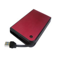 Внешний корпус для HDD/SSD AgeStar 3UB2A14 SATA II пластик/алюминий красный 2.5"