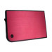 Внешний корпус для HDD/SSD AgeStar 3UB2A14 SATA II пластик/алюминий красный 2.5"