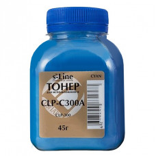 Тонер Samsung CLP-300 банка 45г Cyan БУЛАТ s-Line