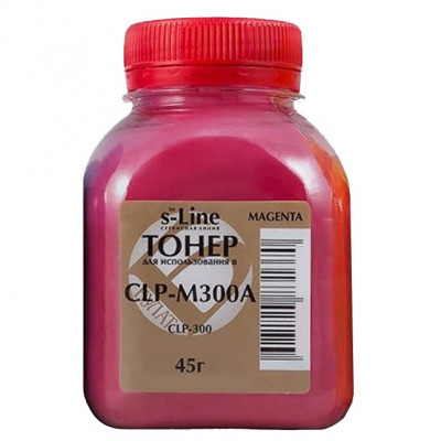 Тонер Samsung CLP-300 банка 45г Magenta БУЛАТ s-Line