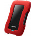 Жесткий диск A-Data USB3.0 1TB AHD330-1TU31-CRD HD330 DashDrive Durable 2.5" красный