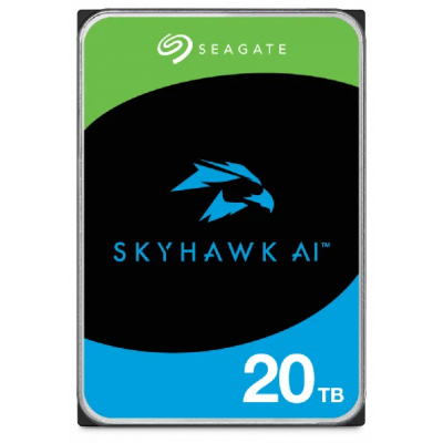 Жесткий диск Seagate SATA-III 20TB ST20000VE002 Surveillance SkyHawkAI 512E (7200rpm) 256Mb 3.5"