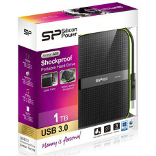 Жесткий диск Silicon Power USB3.0 1TB SP010TBPHDA60S3K A60 SP010TBPHDA60S3K Armor 2.5" черный
