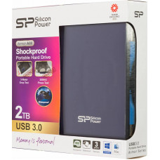 Жесткий диск Silicon Power USB3.0 2TB SP020TBPHDA80S3B A80 Armor 2.5" синий