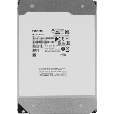 Жесткий диск Toshiba SATA-III 22TB MG10AFA22TE Server Enterprise Capacity 512E (7200rpm) 512Mb 3.5"
