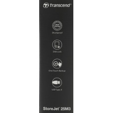 Жесткий диск Transcend USB3.0 2TB TS2TSJ25M3G StoreJet 25M3 (5400rpm) 2.5" зеленый