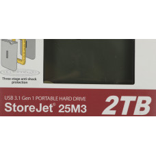 Жесткий диск Transcend USB3.0 2TB TS2TSJ25M3G StoreJet 25M3 (5400rpm) 2.5" зеленый