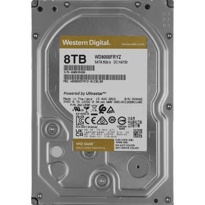 Жесткий диск WD SATA-III 8TB WD8005FRYZ Server Gold 512E (7200rpm) 256Mb 3.5"