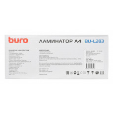 Ламинатор Buro BU-L283 белый (OL283) A4 (80-125мкм) 25см/мин (2вал.) лам.фото