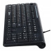 Клавиатура Оклик 480M черный/серый USB slim Multimedia