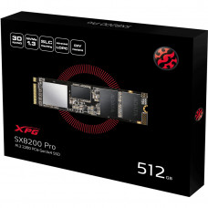 Накопитель SSD A-Data PCI-E x4 512Gb ASX8200PNP-512GT-C XPG SX8200 Pro M.2 2280