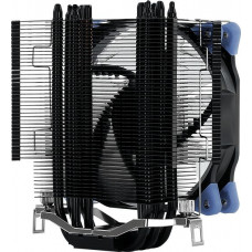 Устройство охлаждения(кулер) Aerocool Verkho 5 DARK Soc-AM4/AM3+/1150/1151/1200/2011 4-pin 15-27dB Al+Cu 150W 741gr LED Ret