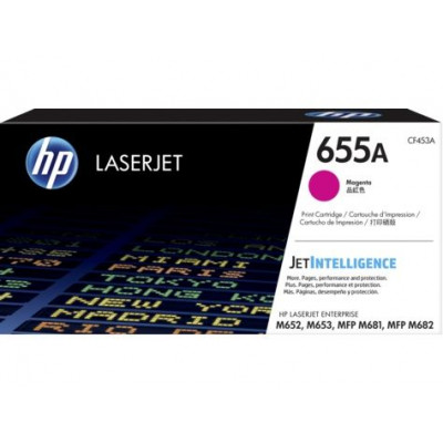 Картридж лазерный HP 655A CF453A пурпурный (10500стр.) для HP M652/653/M681/682