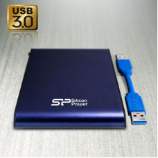 Жесткий диск Silicon Power USB 3.0 1Tb SP010TBPHDA80S3B A80 SP010TBPHDA80S3B Armor (5400rpm) 2.5" синий