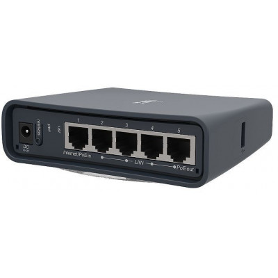 Роутер беспроводной MikroTik hAP ac lite TC (RB952UI-5AC2ND-TC) AC750 10/100BASE-TX черный