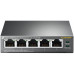 Коммутатор TP-Link TL-SG1005P (L2) 5x1Гбит/с 4PoE+ 65W неуправляемый