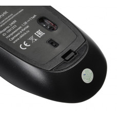 Клавиатура + мышь Оклик 240M клав:черный мышь:черный USB беспроводная slim Multimedia
