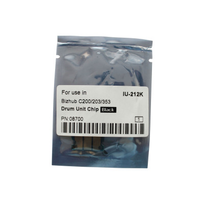 Чип драм-юнита для KONICA MINOLTA Bizhub C200/C200E/C203/C253/C353 (CET) Black, (WW), 120000 стр., (унив.), CET8700