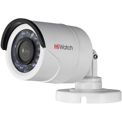 Камера видеонаблюдения аналоговая HiWatch DS-T200P 2.8-2.8мм HD-TVI цветная корп.:белый (DS-T200P (2.8 MM))