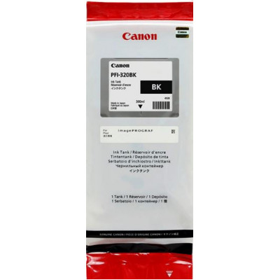 Картридж струйный Canon PFI-320 BK 2890C001 черный (300мл) для Canon imagePROGRAF TM-200/205