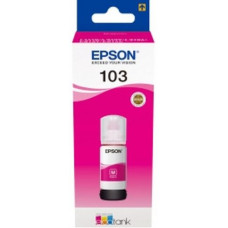 Картридж струйный Epson 103M C13T00S34A пурпурный (7500стр.) (65мл) для Epson L3100/3110/3150