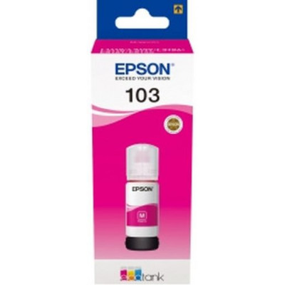Картридж струйный Epson 103M C13T00S34A пурпурный (7500стр.) (65мл) для Epson L3100/3110/3150