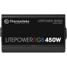 Блок питания Thermaltake ATX 450W Litepower RGB 450 (24+4+4pin) APFC PPFC 120mm fan color LED 4xSATA RTL