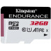Флеш карта microSDHC 32Gb Class10 Kingston SDCE/32GB High Endurance w/o adapter