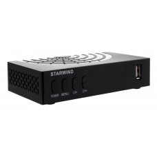 Ресивер DVB-T2 Starwind CT-220 черный