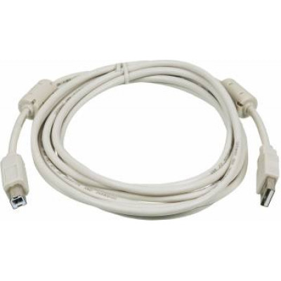 Кабель Ningbo USB2.0-AM/BM-3M-MG USB A(m) USB B(m) 3м феррит.кольца серый
