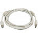Кабель Ningbo USB2.0-AM/BM-3M-MG USB A(m) USB B(m) 3м феррит.кольца серый