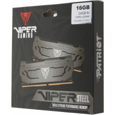 Память DDR4 2x8Gb 3733MHz Patriot PVS416G373C7K Viper Steel RTL PC4-29800 CL17 DIMM 288-pin 1.35В single rank