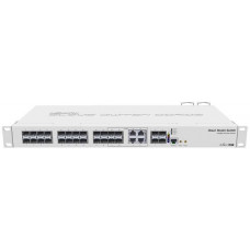 Коммутатор MikroTik CRS328-4C-20S-4S+RM 4xКомбо(1000BASE-T/SFP) 20SFP 4SFP+ управляемый