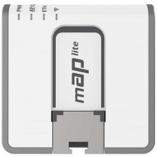 Точка доступа MikroTik mAP lite (RBMAPL-2ND) N300 10/100BASE-TX белый