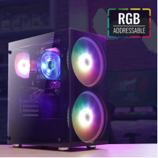 Корпус Aerocool Python-G-BK-v1 черный без БП ATX 1x120mm 2x200mm 2xUSB2.0 1xUSB3.0 audio bott PSU