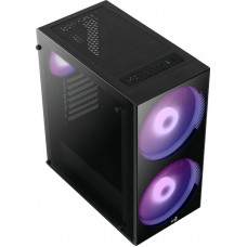 Корпус Aerocool Python-G-BK-v1 черный без БП ATX 1x120mm 2x200mm 2xUSB2.0 1xUSB3.0 audio bott PSU