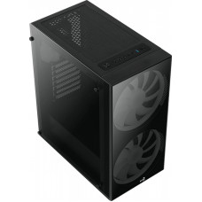 Корпус Aerocool Python-G-BK-v1 черный без БП ATX 1x120mm 2x200mm 2xUSB2.0 1xUSB3.0 audio bott PSU