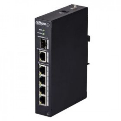 Коммутатор Dahua DH-PFS3106-4T 4x100Мбит/с 1x1Гбит/с 1xКомбо(1000BASE-T/SFP) неуправляемый