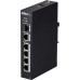 Коммутатор Dahua DH-PFS3106-4T 4x100Мбит/с 1x1Гбит/с 1xКомбо(1000BASE-T/SFP) неуправляемый