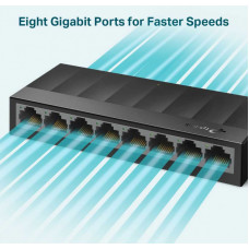 Коммутатор TP-Link LS1008G (L2) 8x1Гбит/с неуправляемый